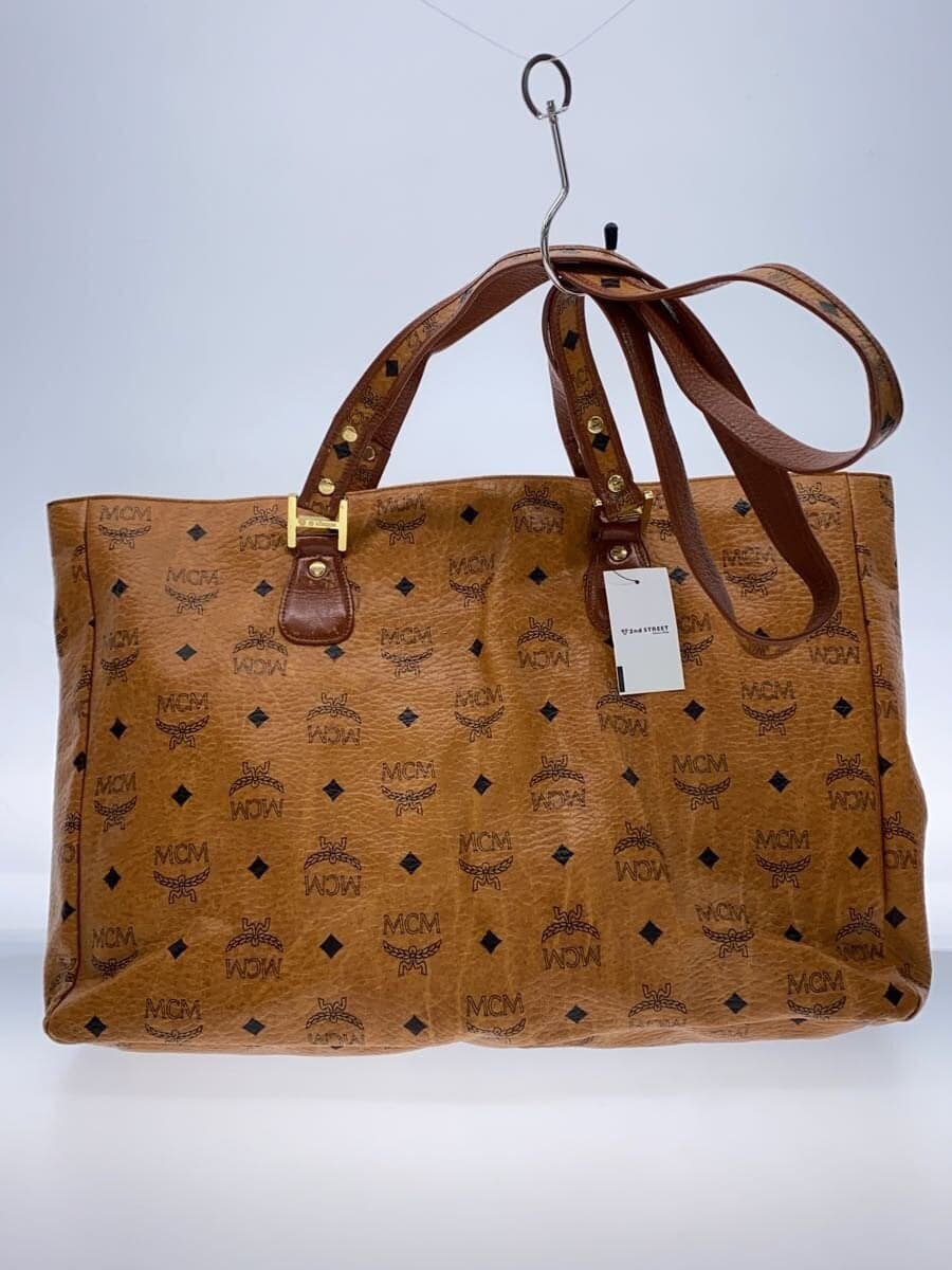 MCM Tote Bag Leather CML 3