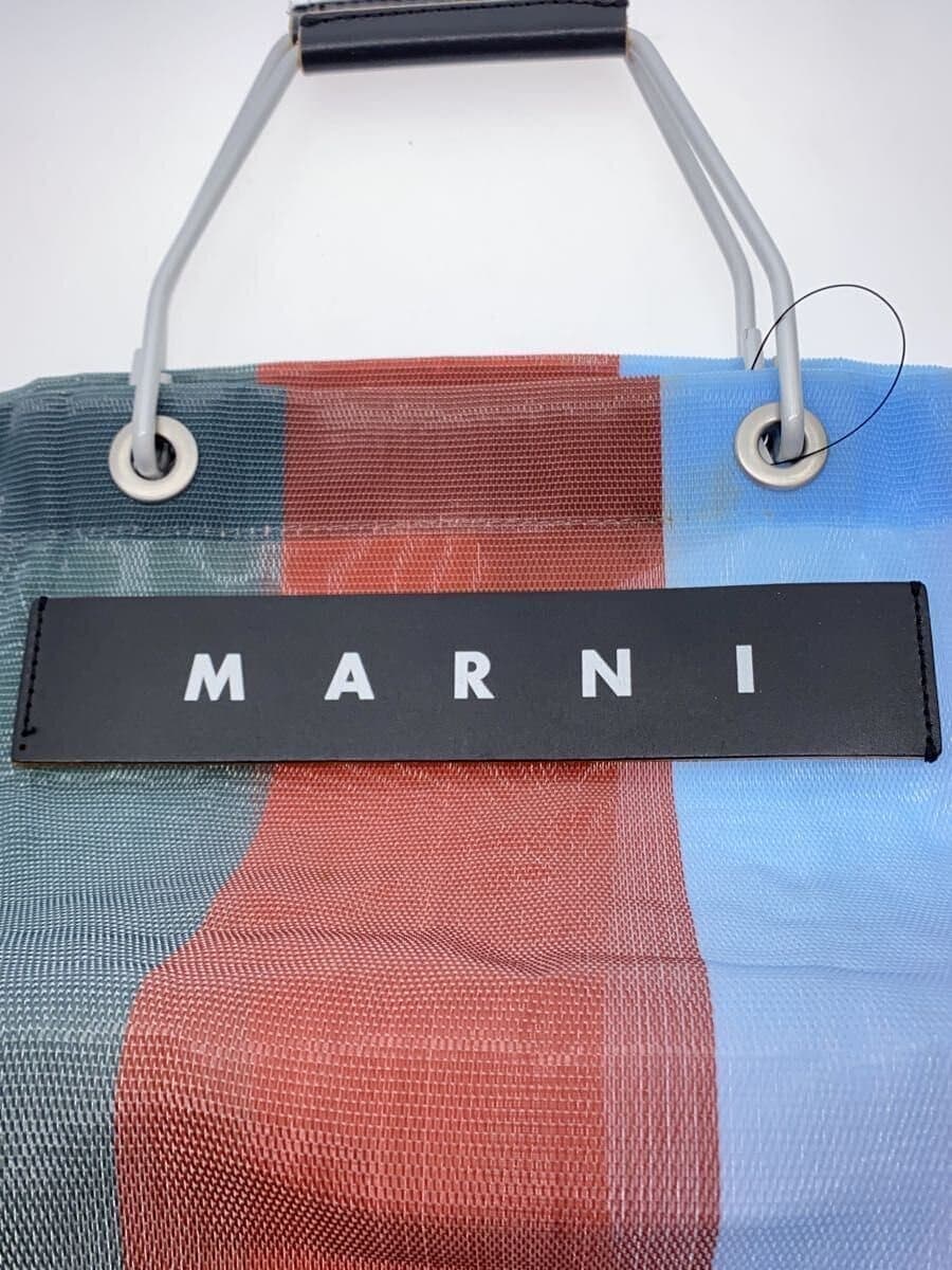 MARNI Handbag Stripe Multicolor Stain 5