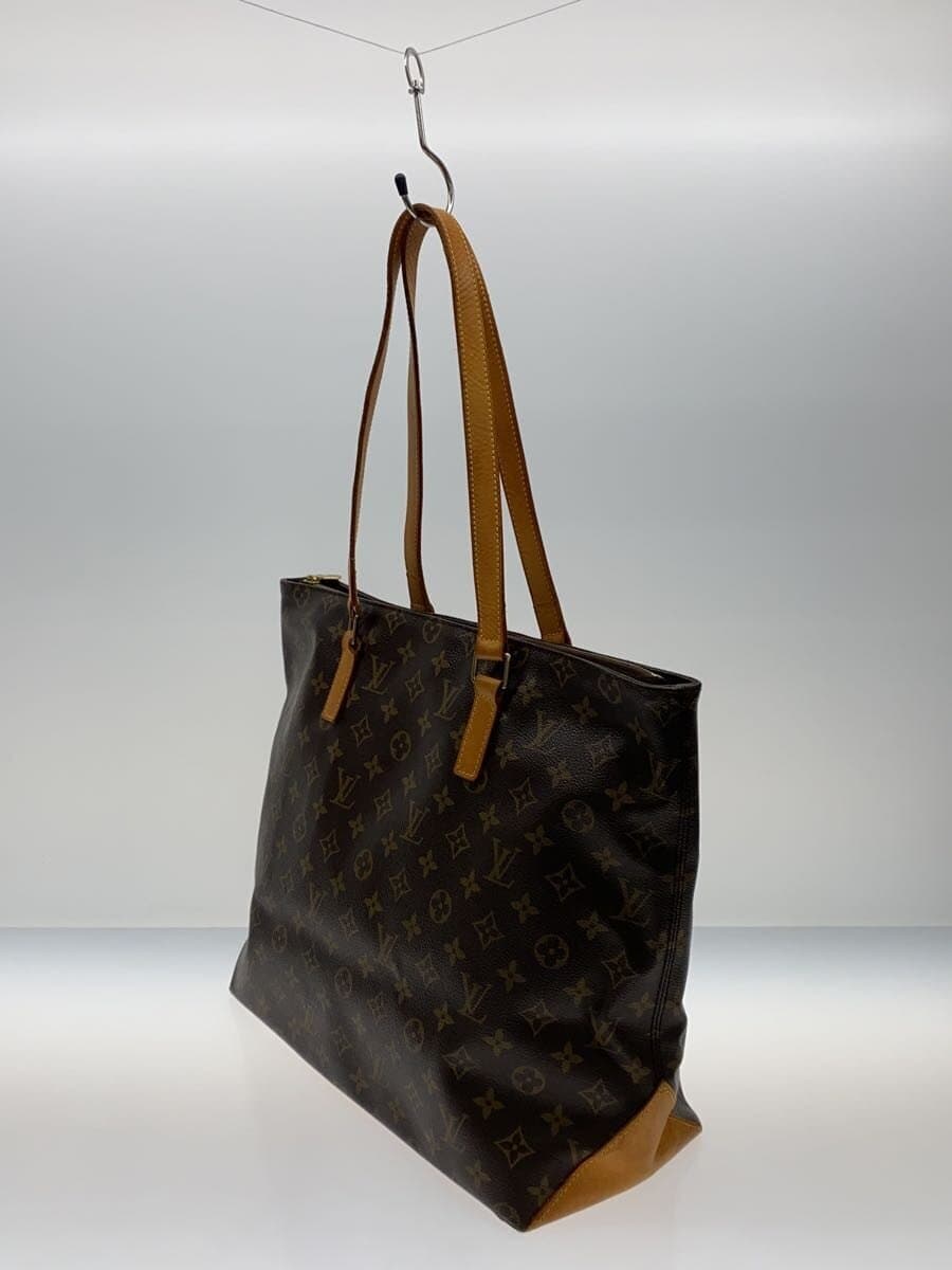 LOUIS VUITTON Cabas Mezzo _Monogram Canvas PVC BRW All Over Pattern 2
