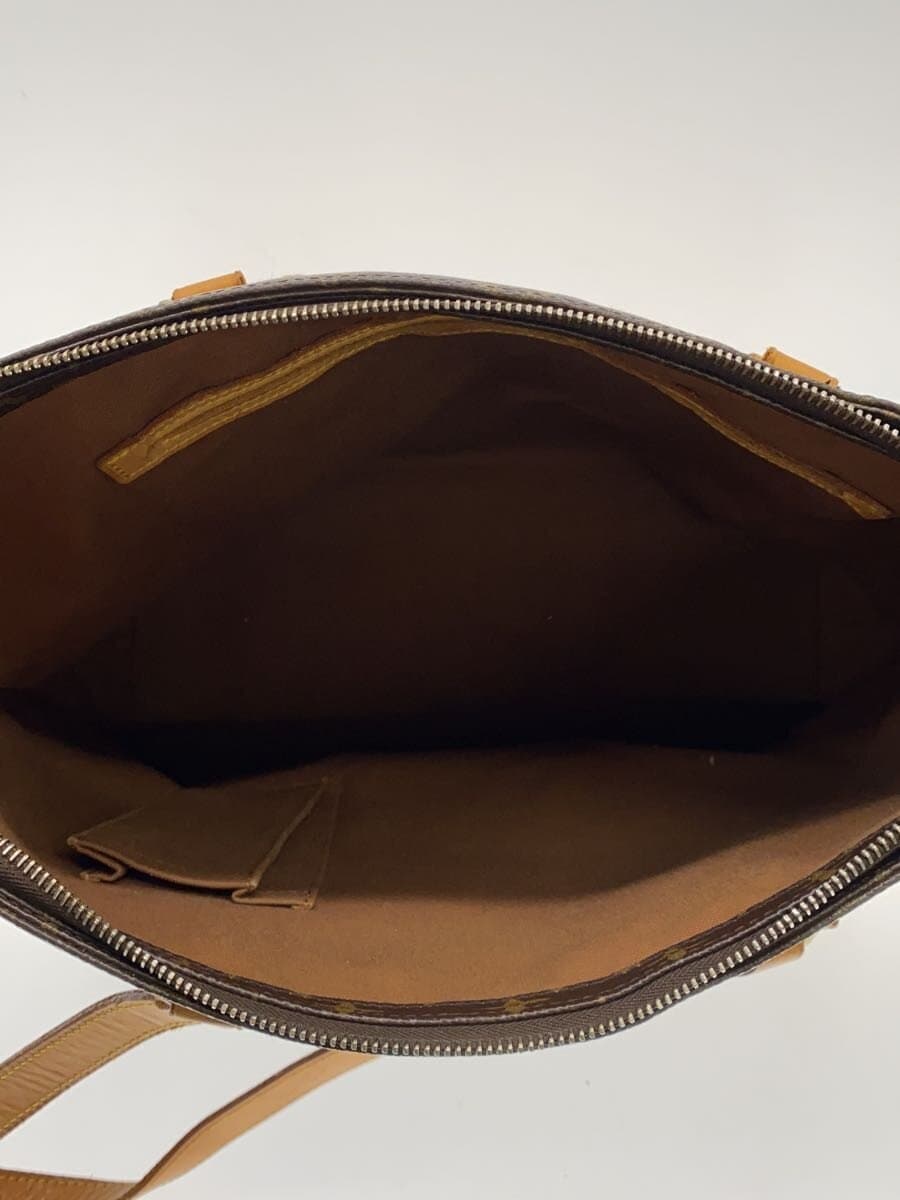 LOUIS VUITTON Cabas Mezzo _Monogram Canvas PVC BRW All Over Pattern 6