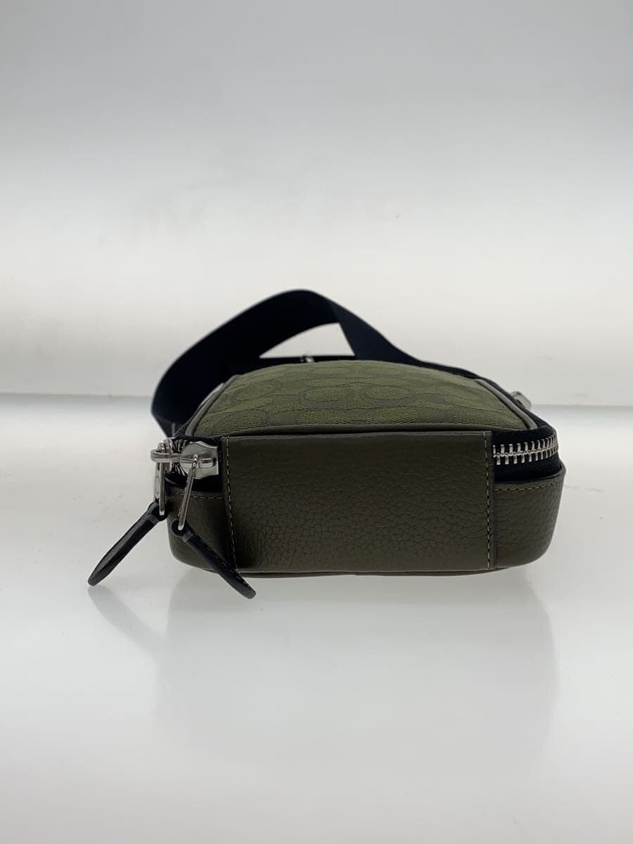 COACH Shoulder Bag -- GRN All-over Pattern Stanton Crossbody Signature Jacquard 4