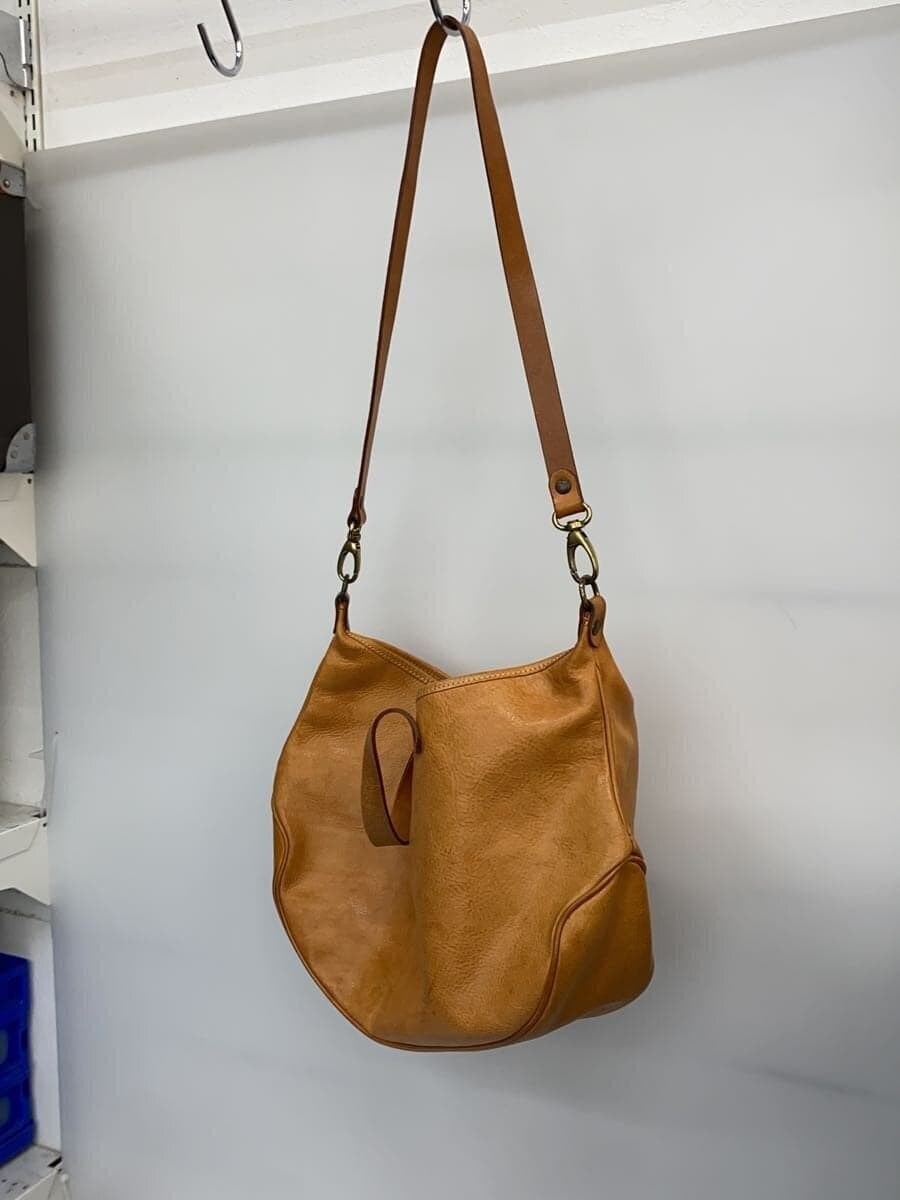 UNITED ARROWS Pink Label Basic Shoulder Bag Leather CML 2