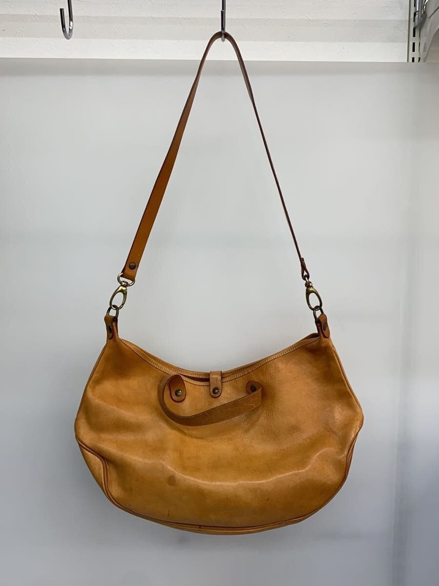 UNITED ARROWS Pink Label Basic Shoulder Bag Leather CML 3