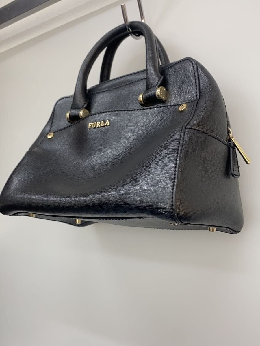 FURLA bag leather black 2