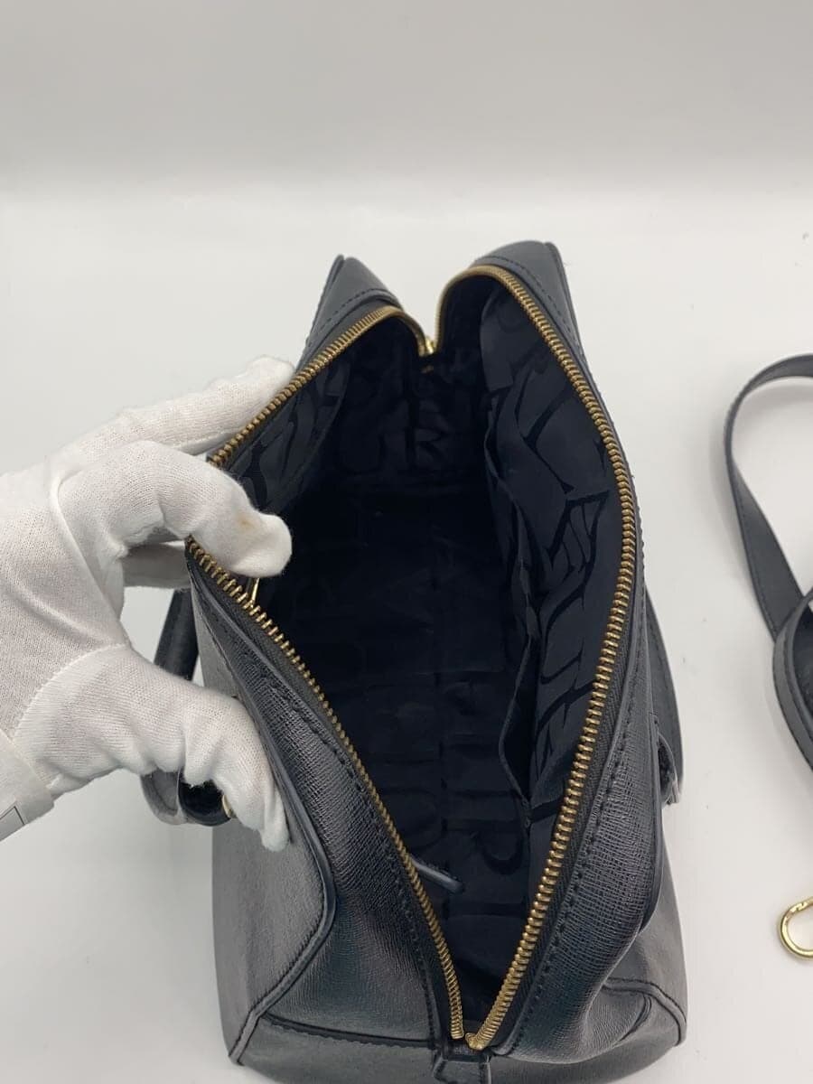 FURLA bag leather black 6