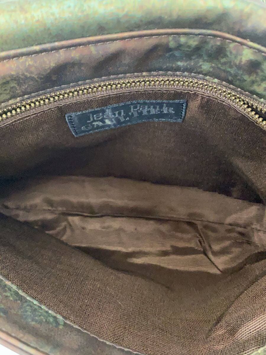 Jean Paul Gaultier Shoulder Bag GRN All Over Pattern 6