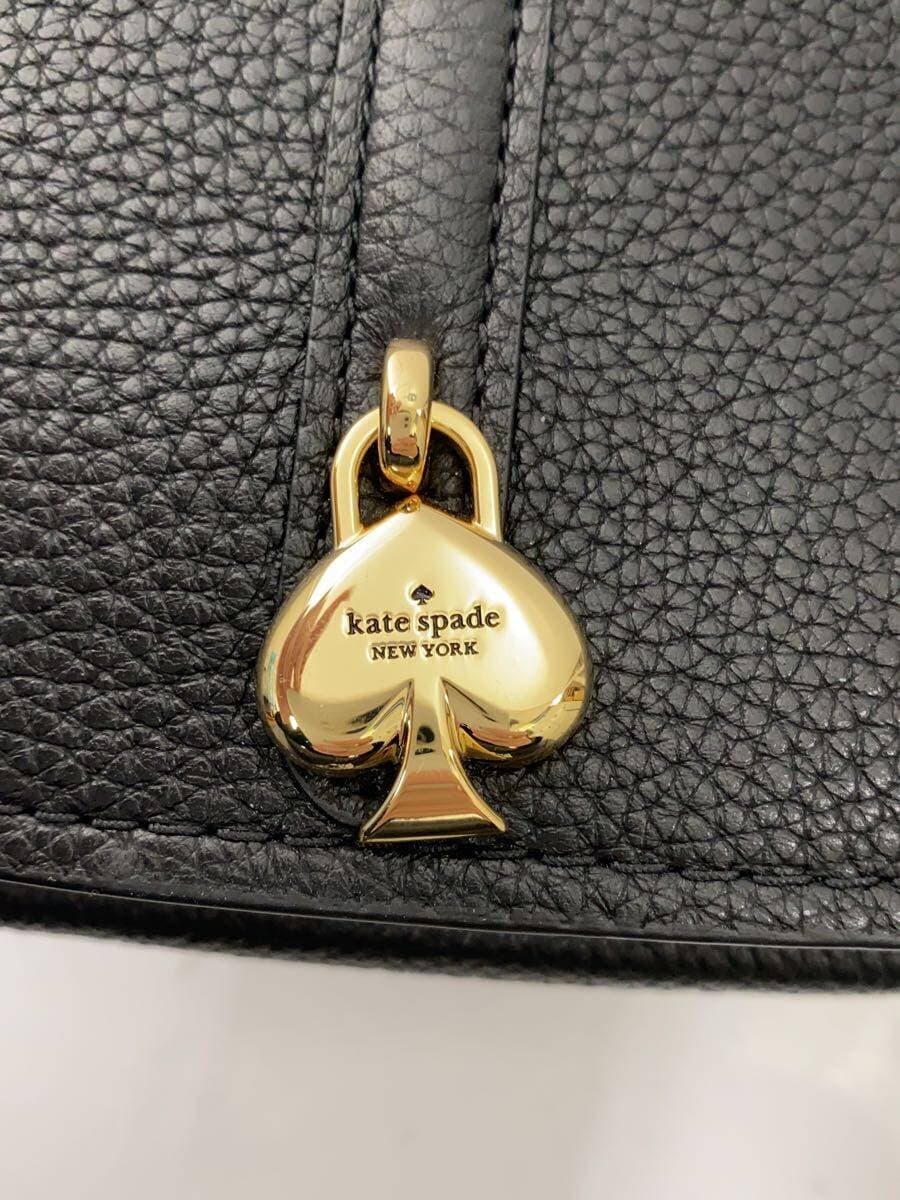 kate spade new york Shoulder Bag Leather BLK Solid 5
