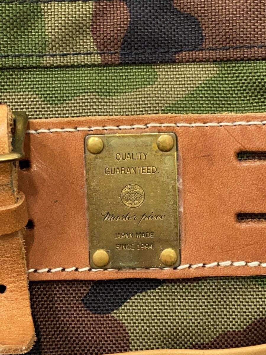 MASTERPIECE Tote Bag Canvas GRN All Over Pattern 5