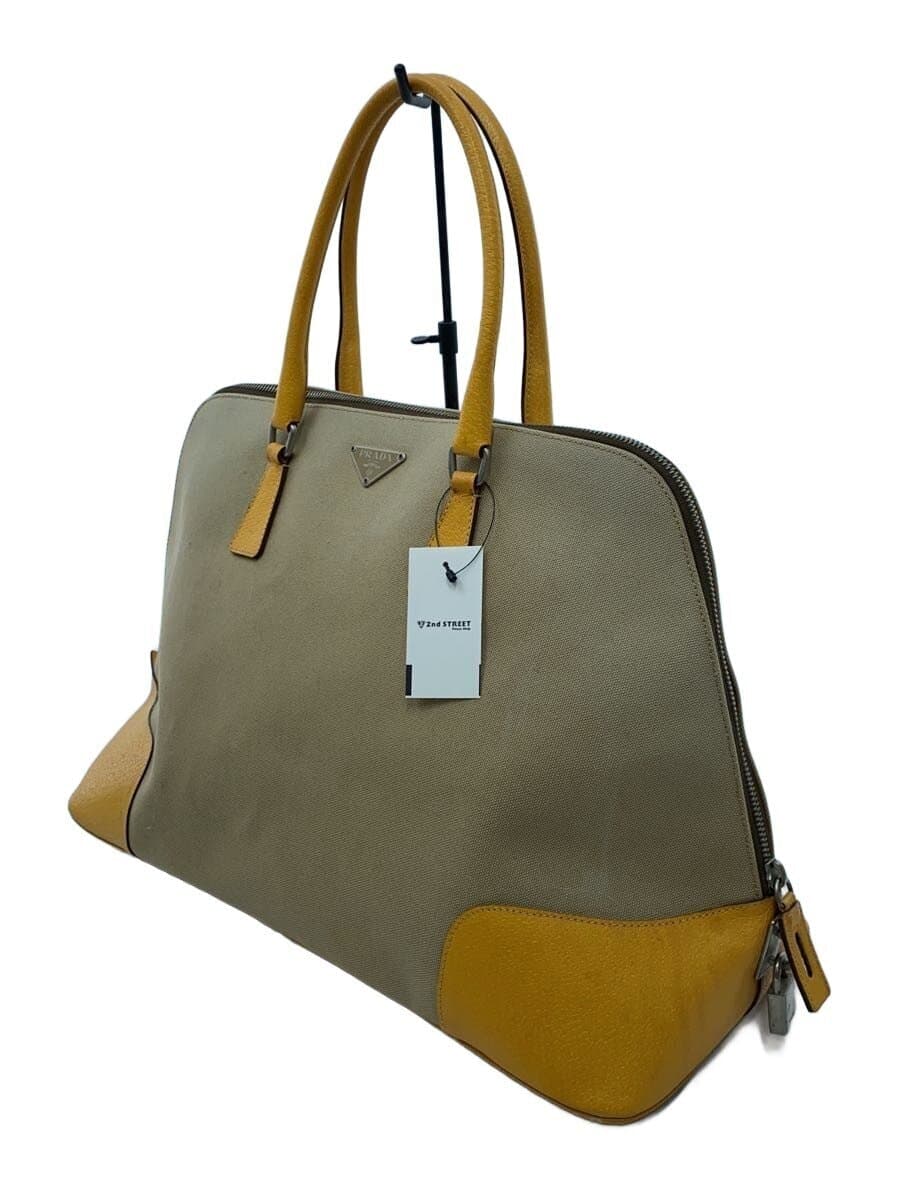PRADA Boston bag -- YLW Plain 2