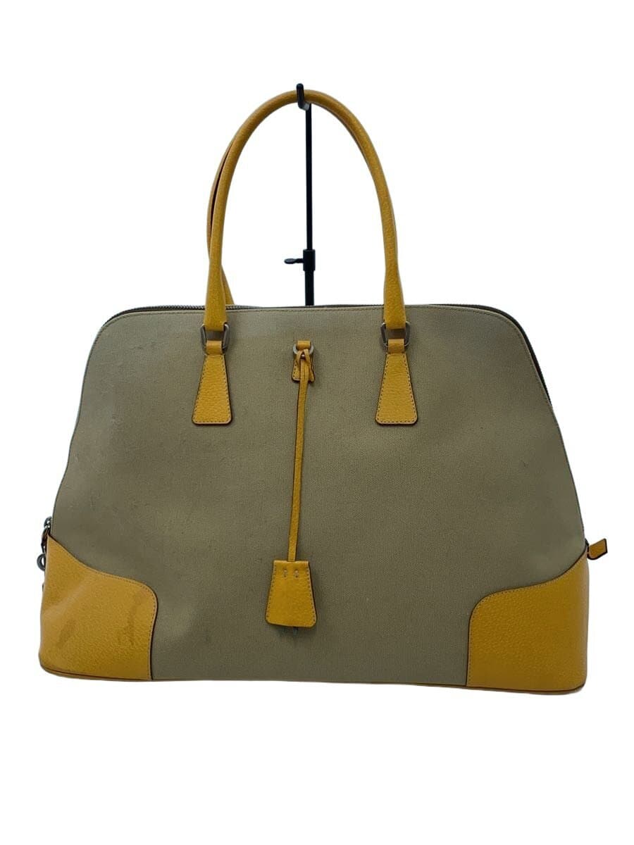 PRADA Boston bag -- YLW Plain 3