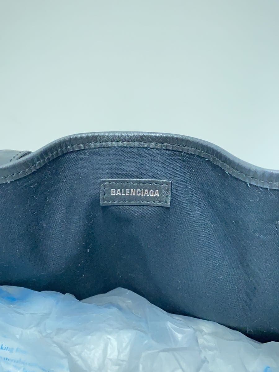 BALENCIAGA tote bag canvas BLK solid color 339936 5