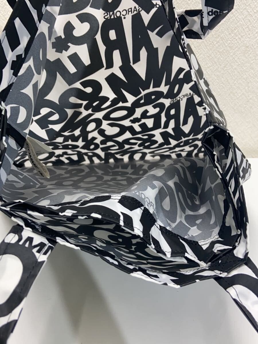 COMME des GARCONS Tote Bag Nylon BLK All Over Pattern OP-K213 6