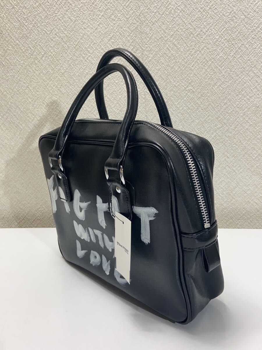 COMME des GARCONS GIRL Handbag BLK Print NZ-K201 2