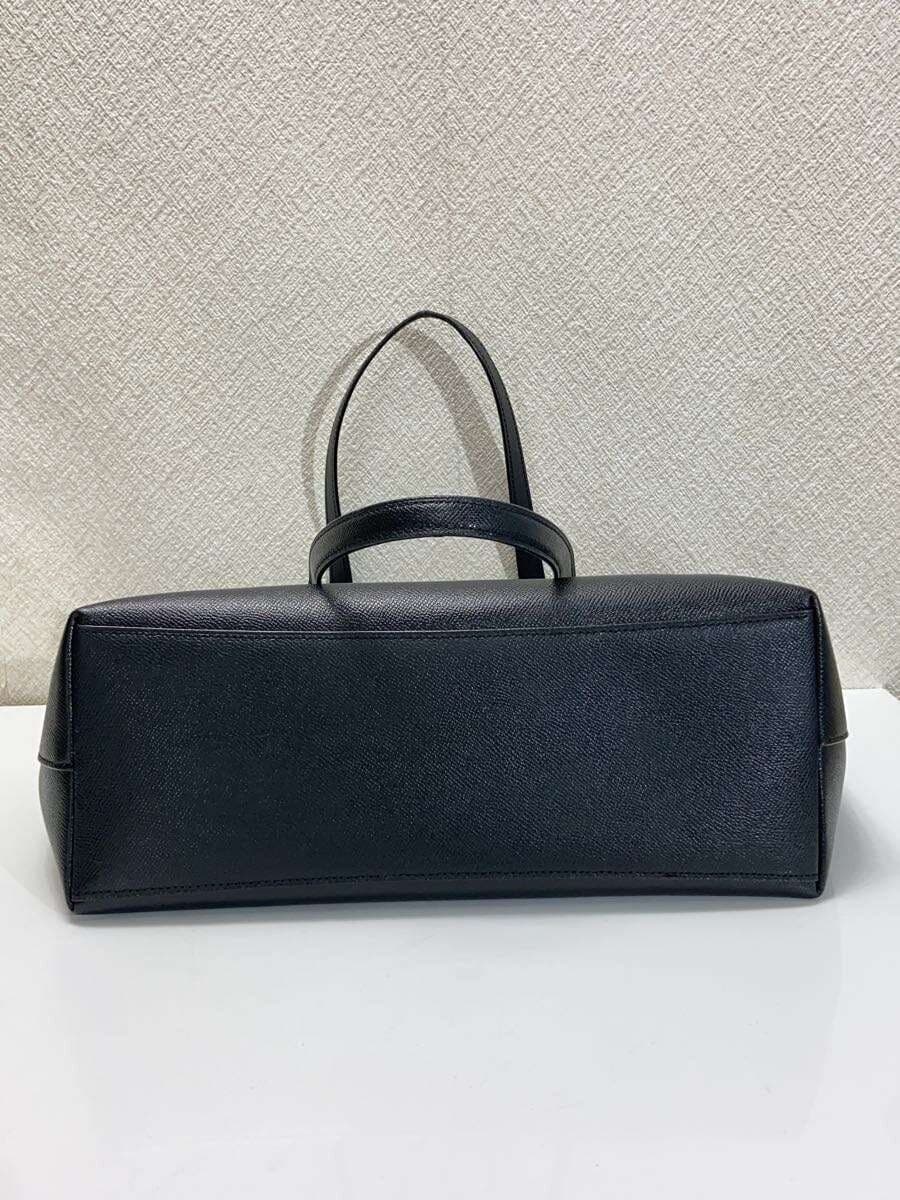 COACH handbag leather black f79608 4