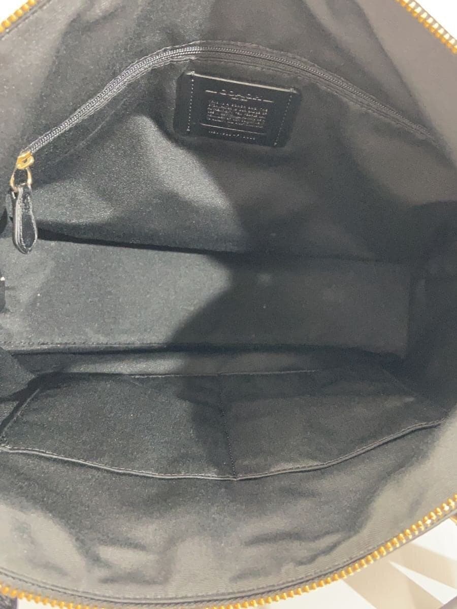 COACH handbag leather black f79608 6