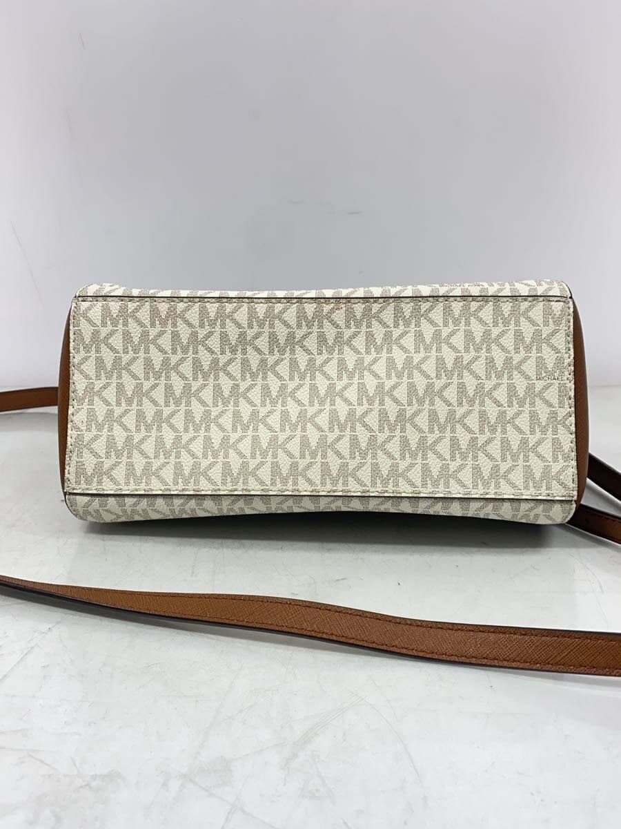 MICHAEL KORS 2WAY Shoulder Bag PVC BEG Allover Pattern AC-1905 4