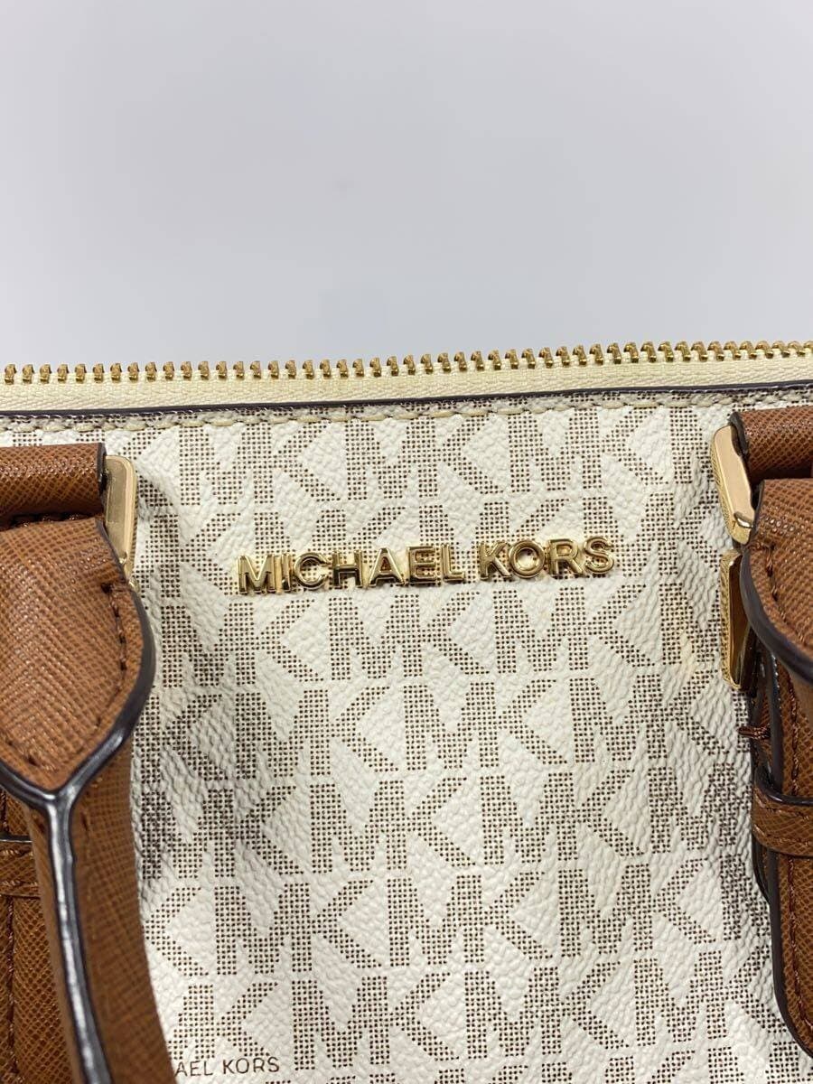 MICHAEL KORS 2WAY Shoulder Bag PVC BEG Allover Pattern AC-1905 5