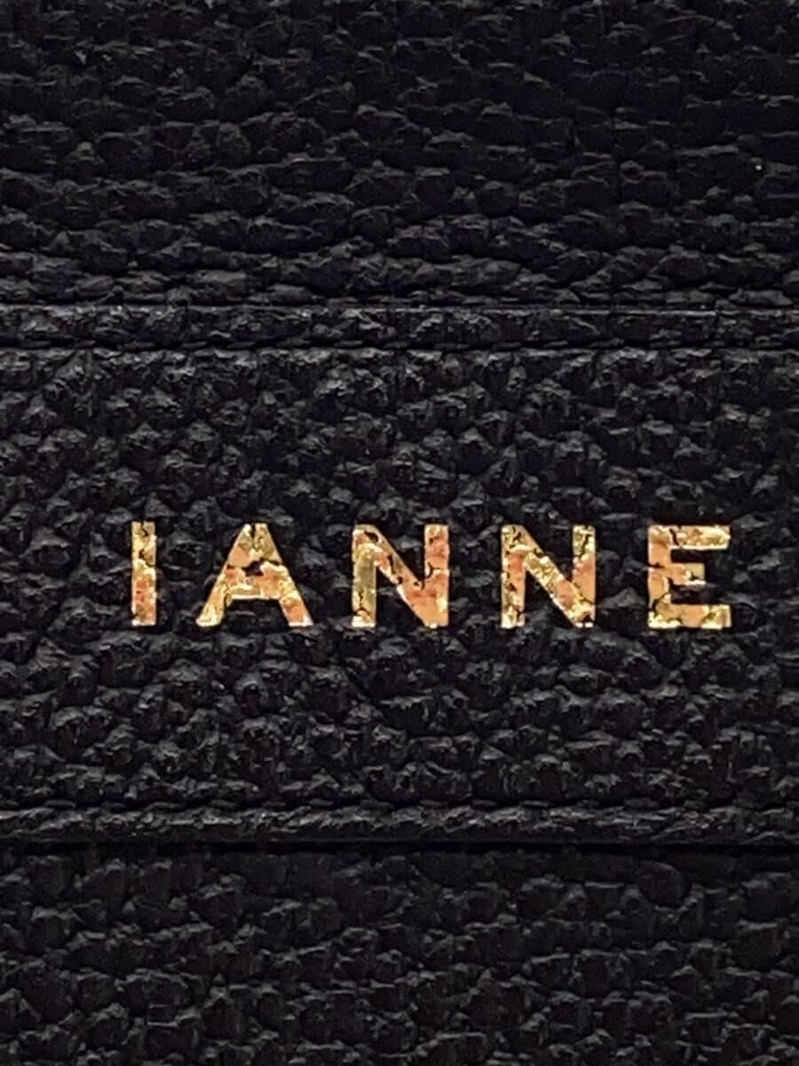 IANNE Shoulder Missing Part Omelet Handbag Leather BLK 5