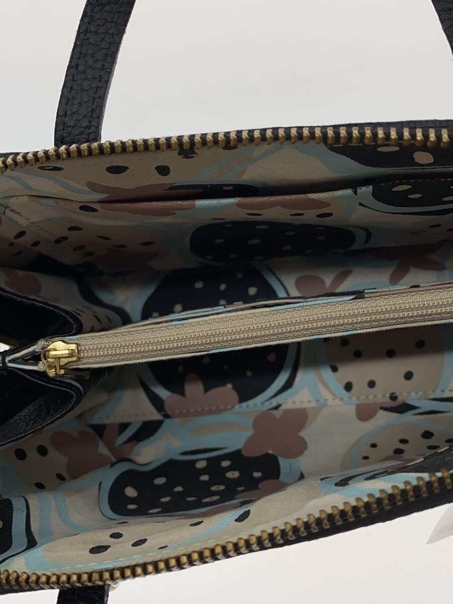 IANNE Shoulder Missing Part Omelet Handbag Leather BLK 6