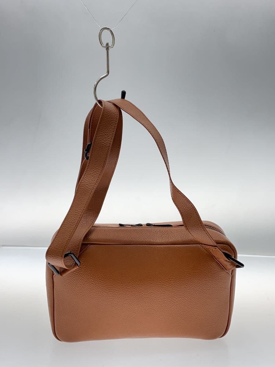 BLUE SINCERE Shoulder Bag Leather BRW Solid 3