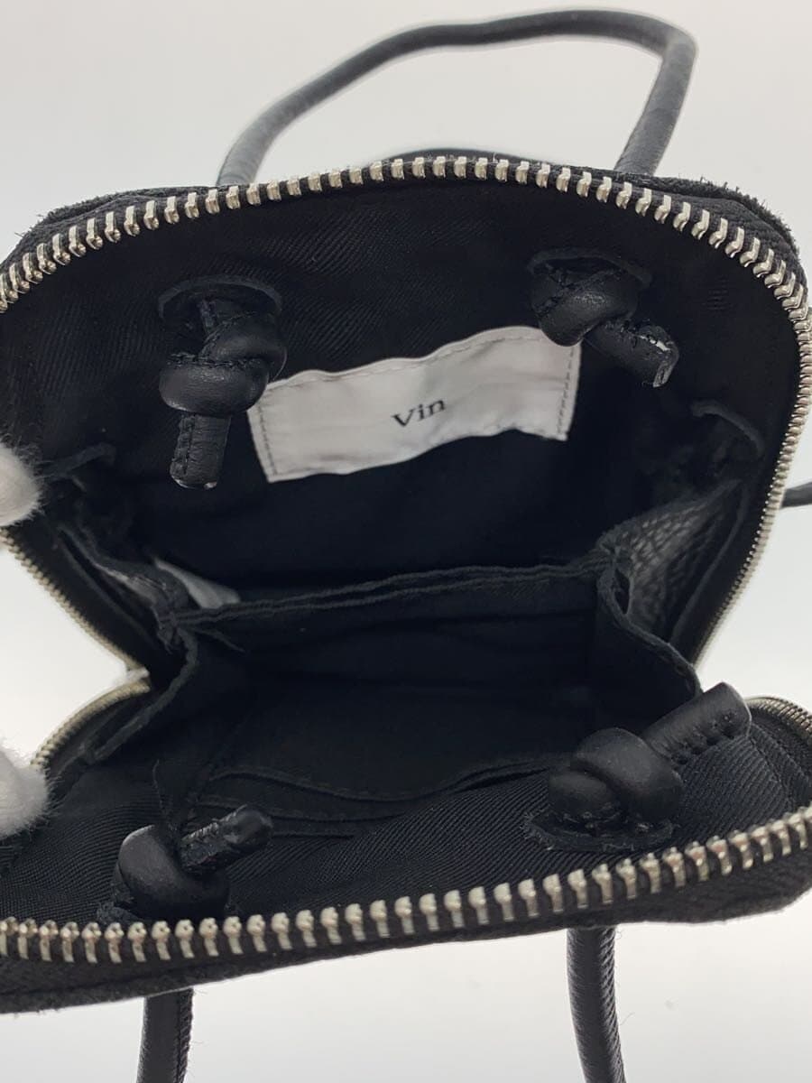 Vin Shoulder Bag Leather BLK 6