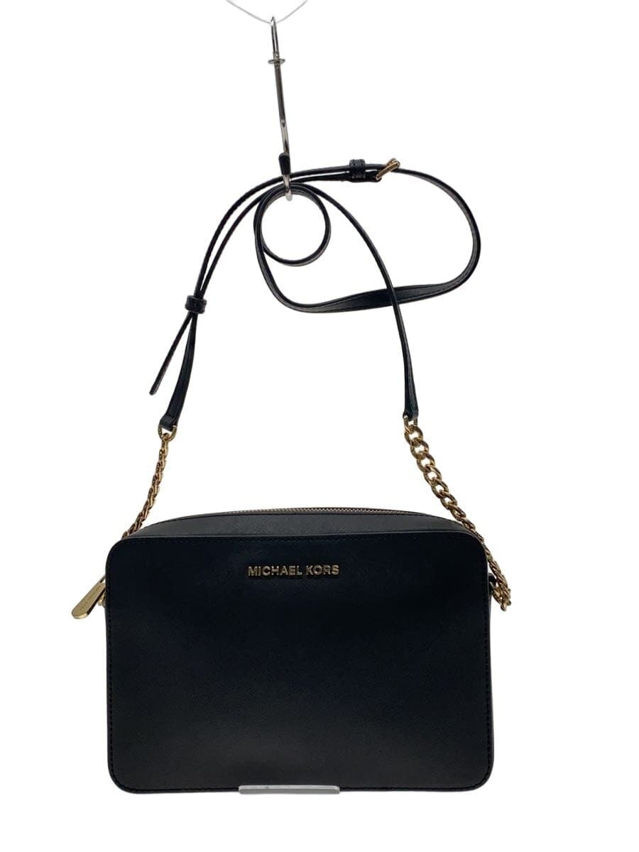 MICHAEL KORS Shoulder Bag Leather BLK 35T8GTTC9L