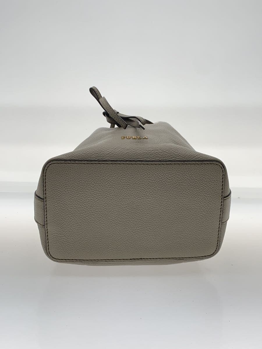 FURLA Shoulder Bag Leather BEG 4