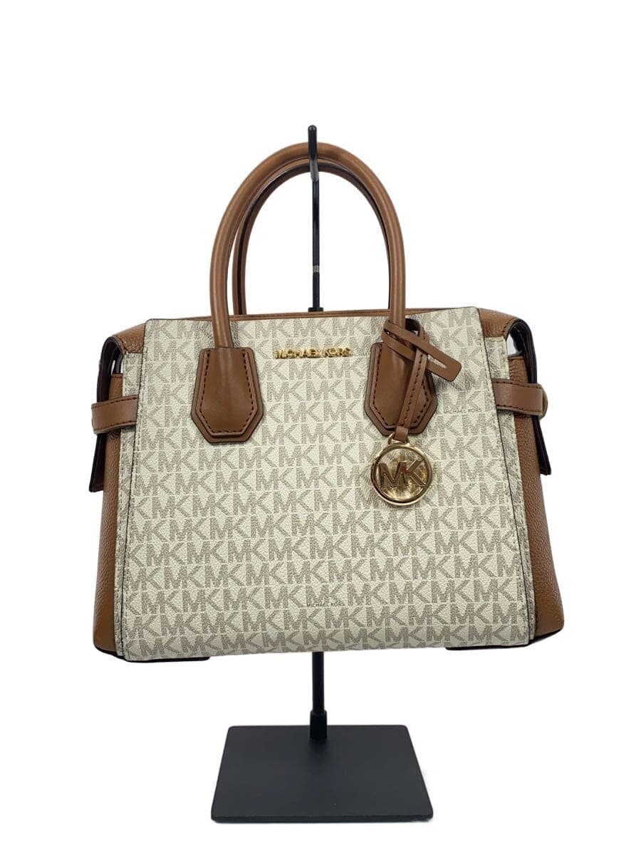 MICHAEL KORS Handbag Leather CRM All Over Pattern