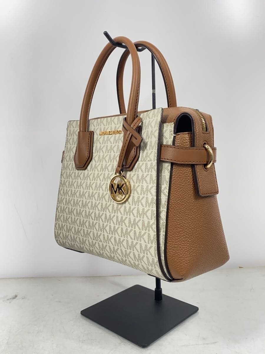 MICHAEL KORS Handbag Leather CRM All Over Pattern 2
