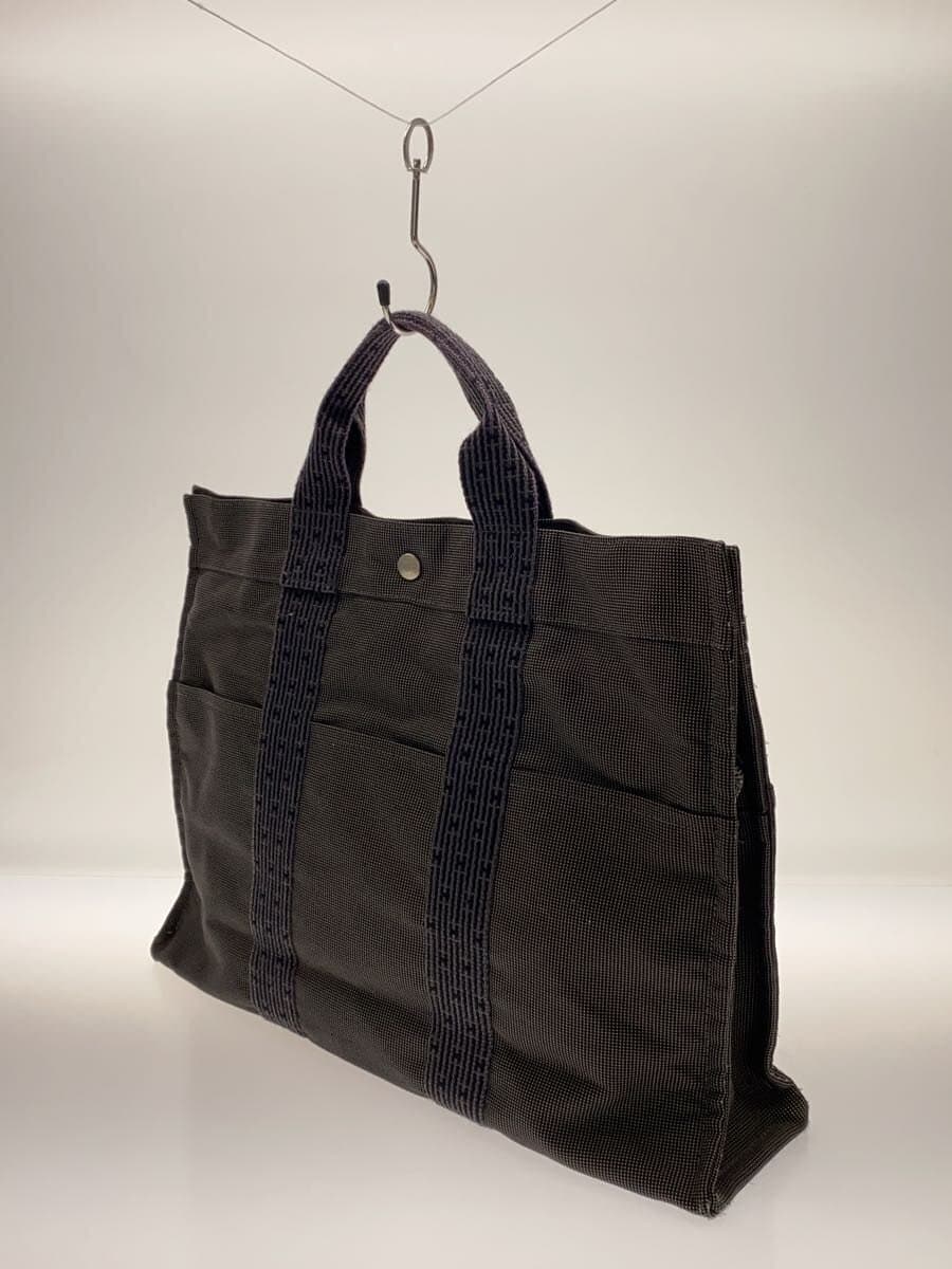 HERMES Air Line Key Handbag GRY 2