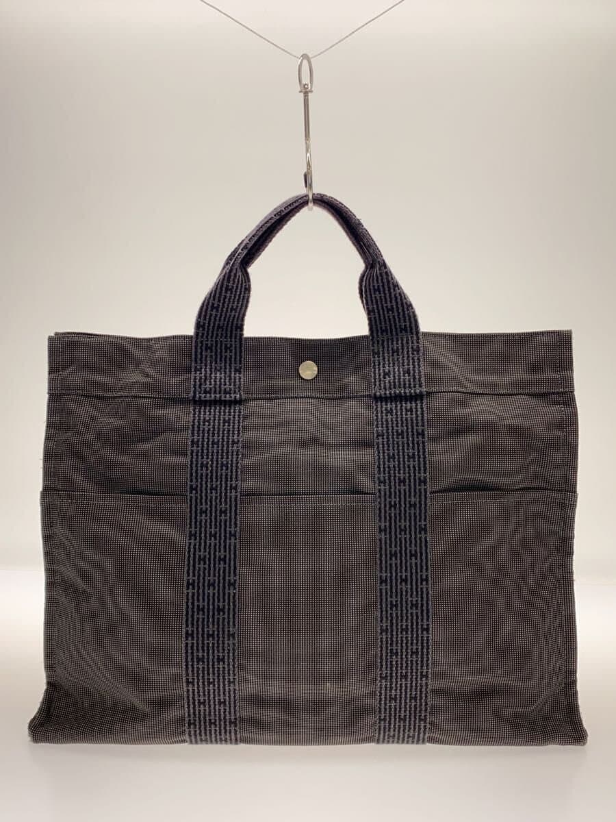 HERMES Air Line Key Handbag GRY 3