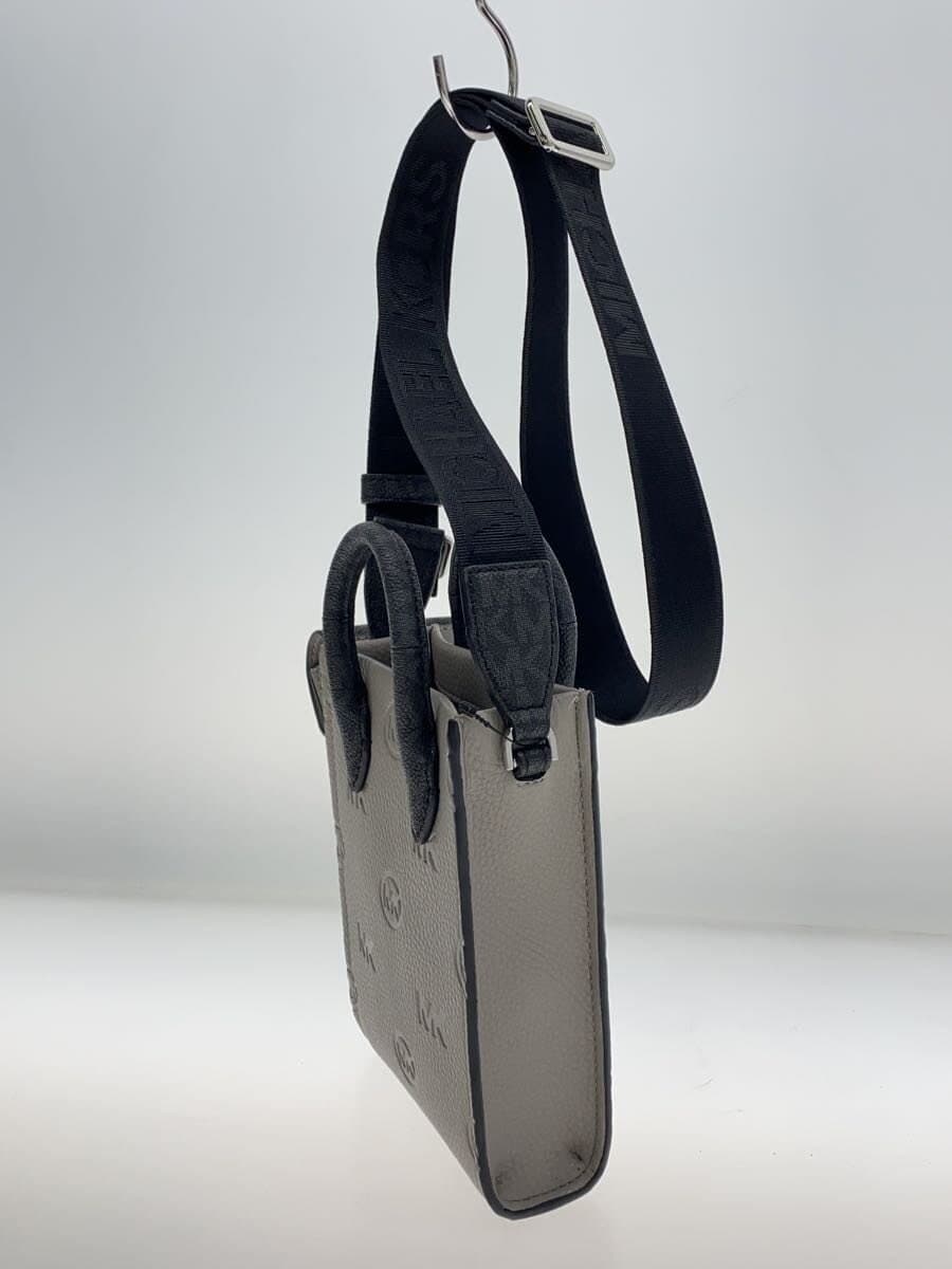 MICHAEL KORS Shoulder Bag Leather Gray All Over Pattern AV-2309 2