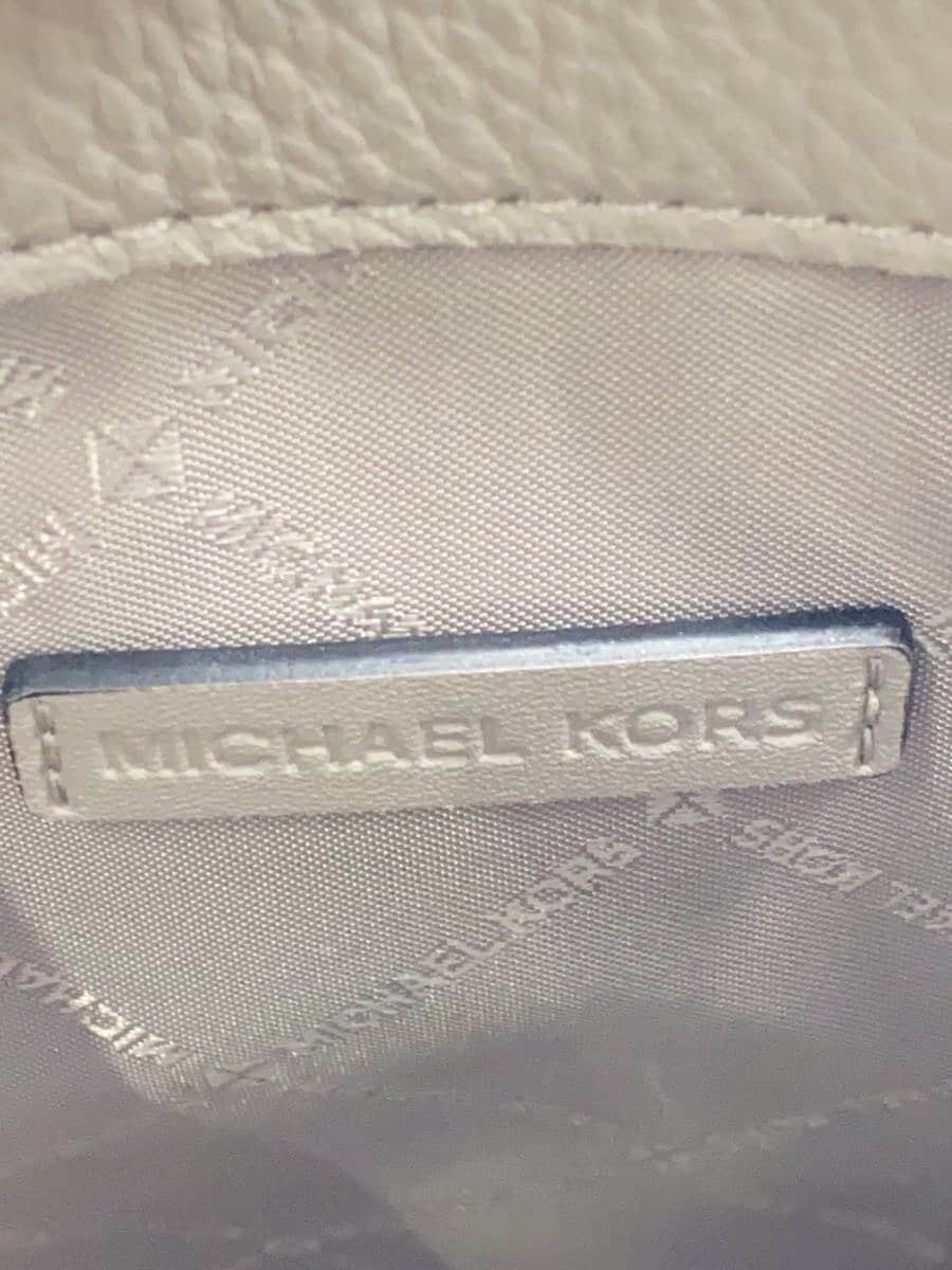 MICHAEL KORS Shoulder Bag Leather Gray All Over Pattern AV-2309 5