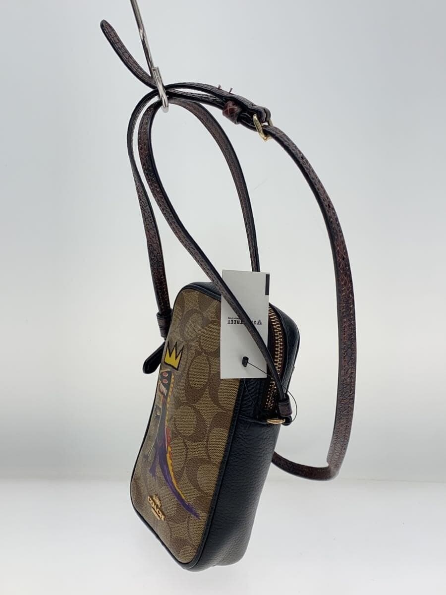 COACH Shoulder Bag PVC Camel Print C5585 2