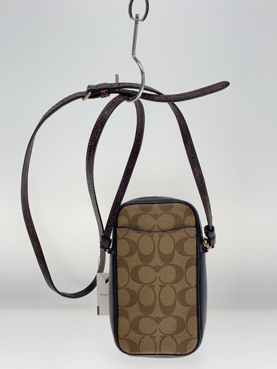 COACH Shoulder Bag PVC Camel Print C5585 3