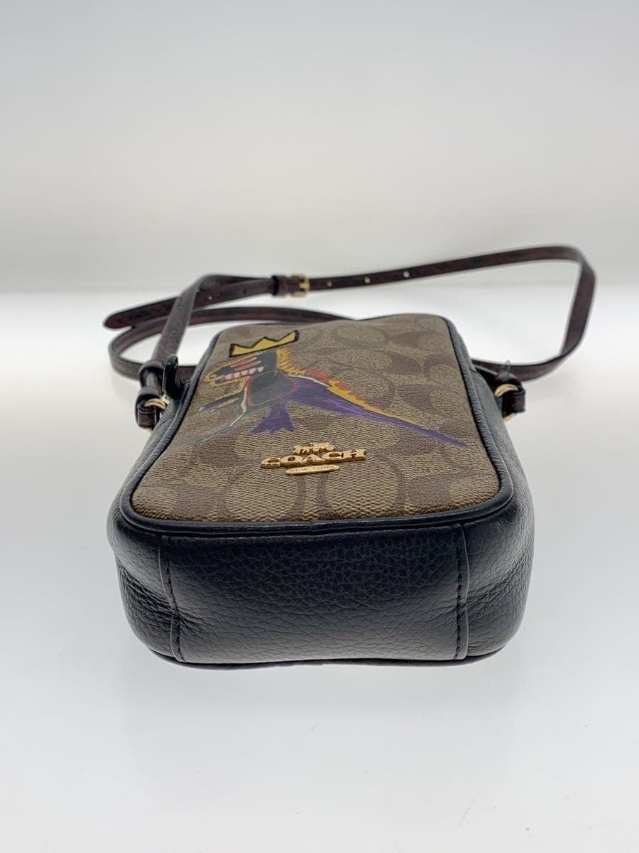 COACH Shoulder Bag PVC Camel Print C5585 4
