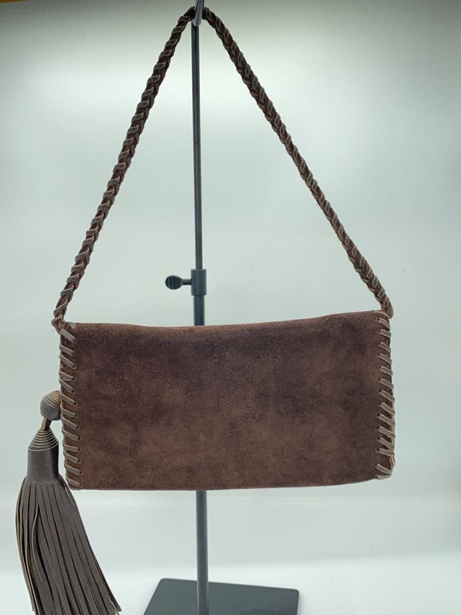 ANYA HINDMARCH Handbag Suede BRW Solid 3