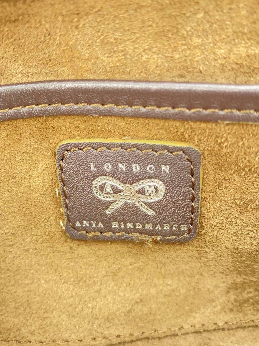 ANYA HINDMARCH Handbag Suede BRW Solid 5