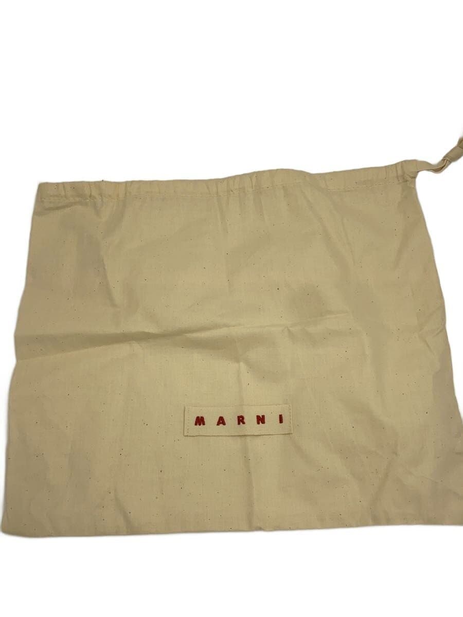 MARNI Crossbody Bag BLK Solid Minor Corner Wear 8