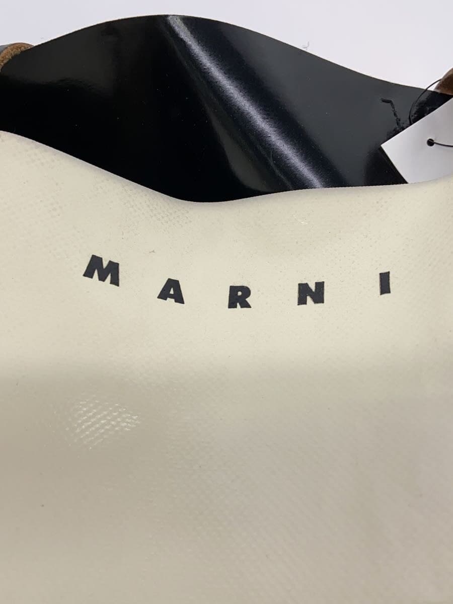 MARNITRIBECA Tote Bag PVC CRM Solid Color SHMQ0000A3 Has dirt and corner wear 5