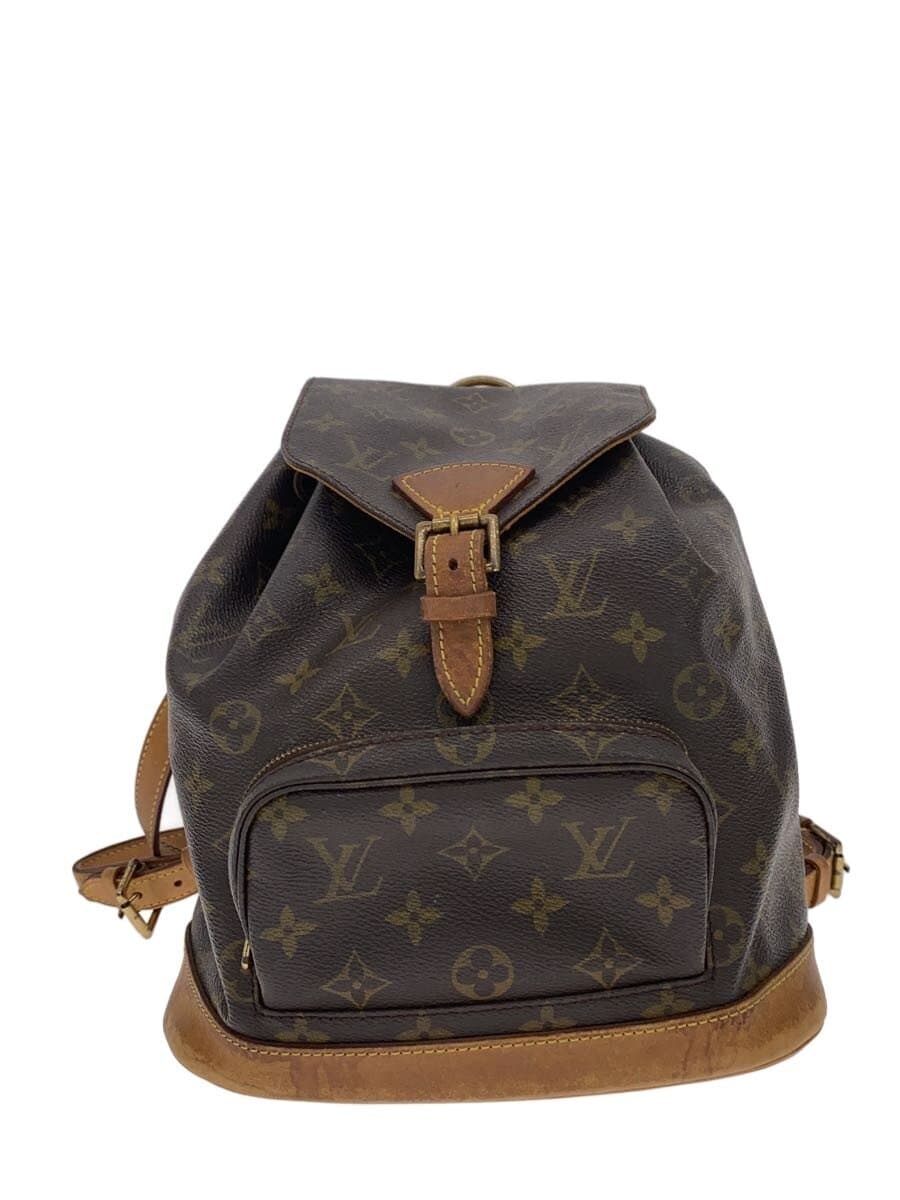 LOUIS VUITTON Montsouris MM_Monogram Canvas PVC BRW