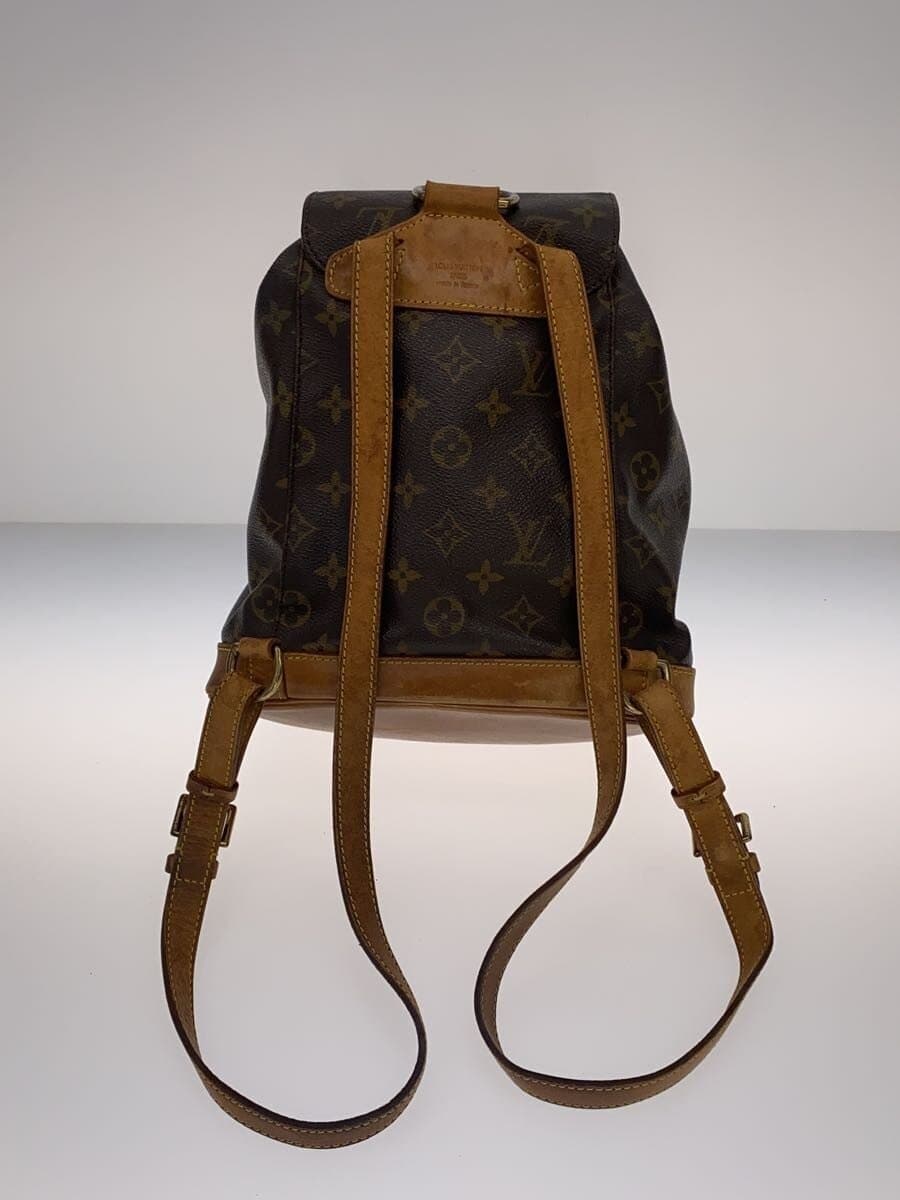 LOUIS VUITTON Montsouris MM_Monogram Canvas PVC BRW 3