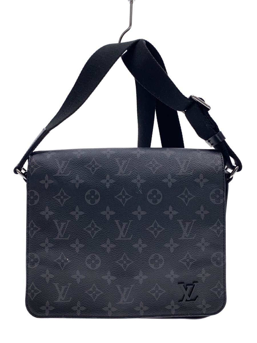 LOUIS VUITTON District PMNV3_Monogram Eclipse Leather BLK All Over Pattern