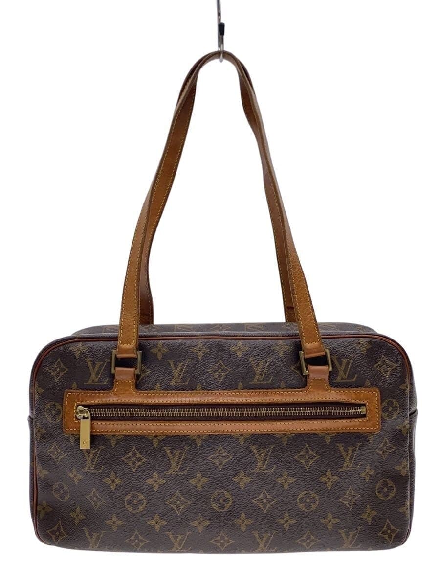 LOUIS VUITTON Cite GM_Monogram Canvas PVC BRW All Over Pattern