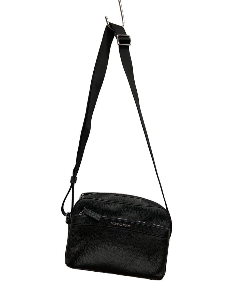 MICHAEL KORS Shoulder Bag Leather BLK Solid 37F2LCOC5L