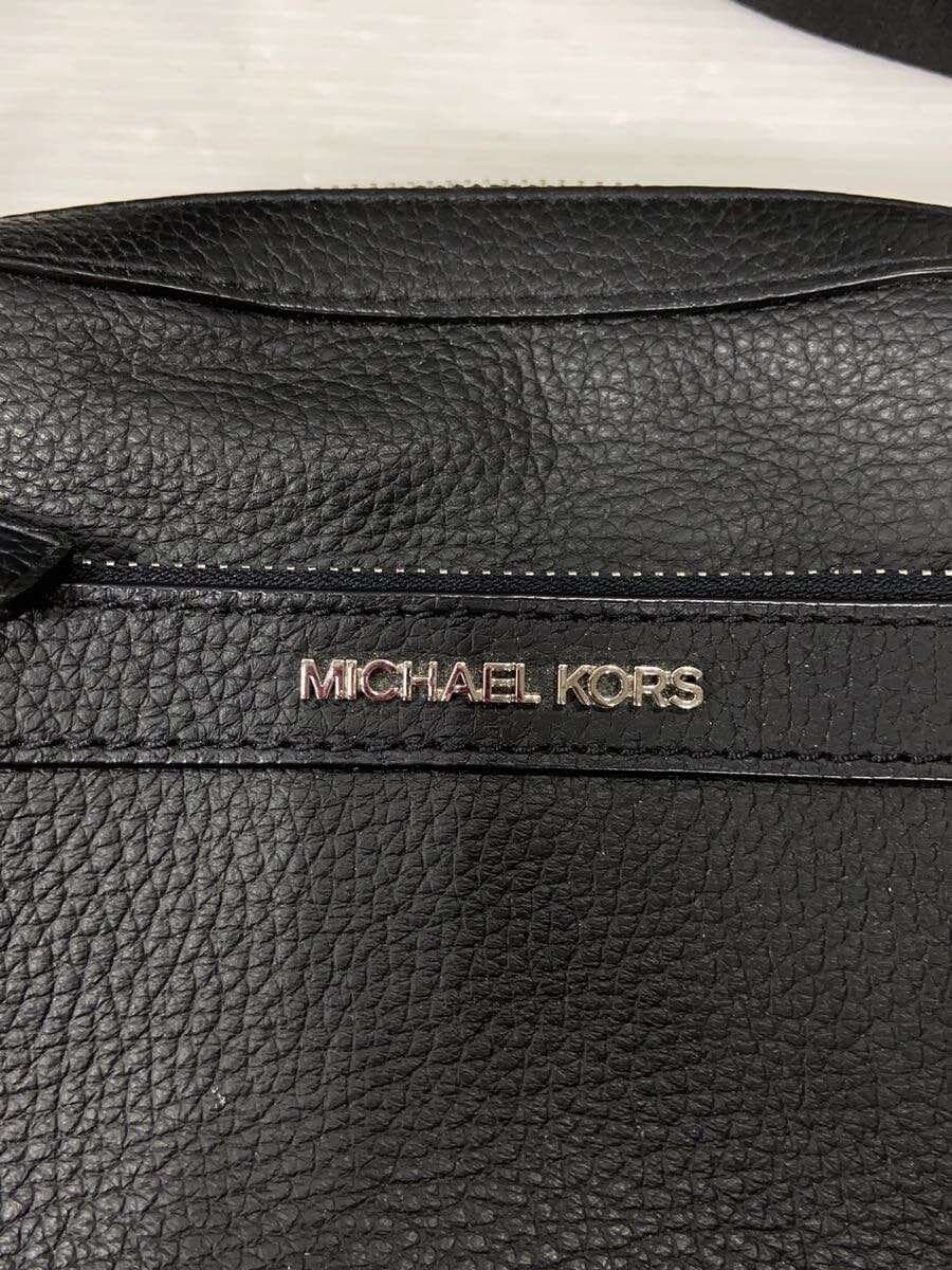 MICHAEL KORS Shoulder Bag Leather BLK Solid 37F2LCOC5L 4