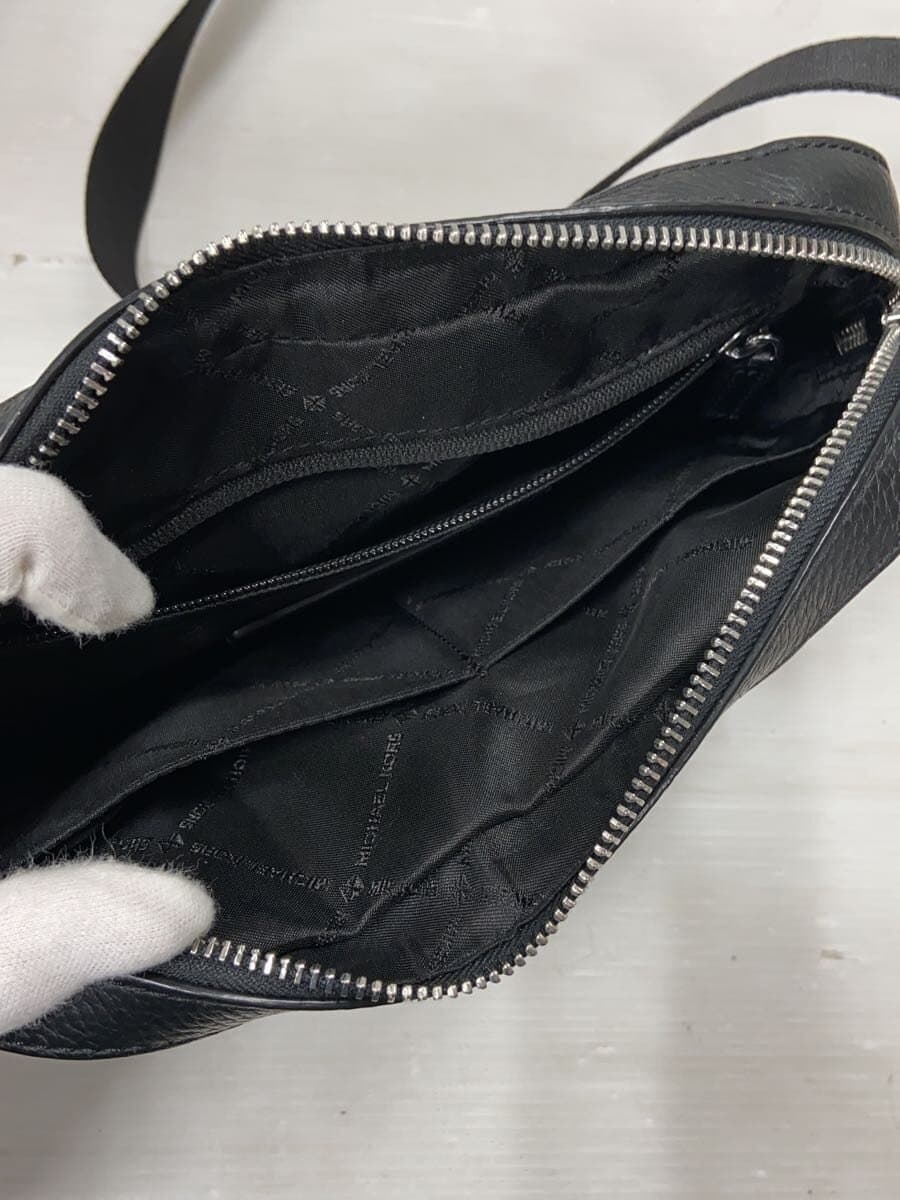 MICHAEL KORS Shoulder Bag Leather BLK Solid 37F2LCOC5L 5