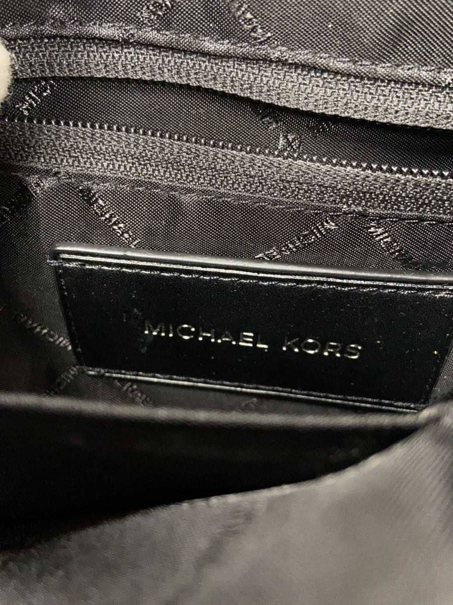 MICHAEL KORS Shoulder Bag Leather BLK Solid 37F2LCOC5L 6