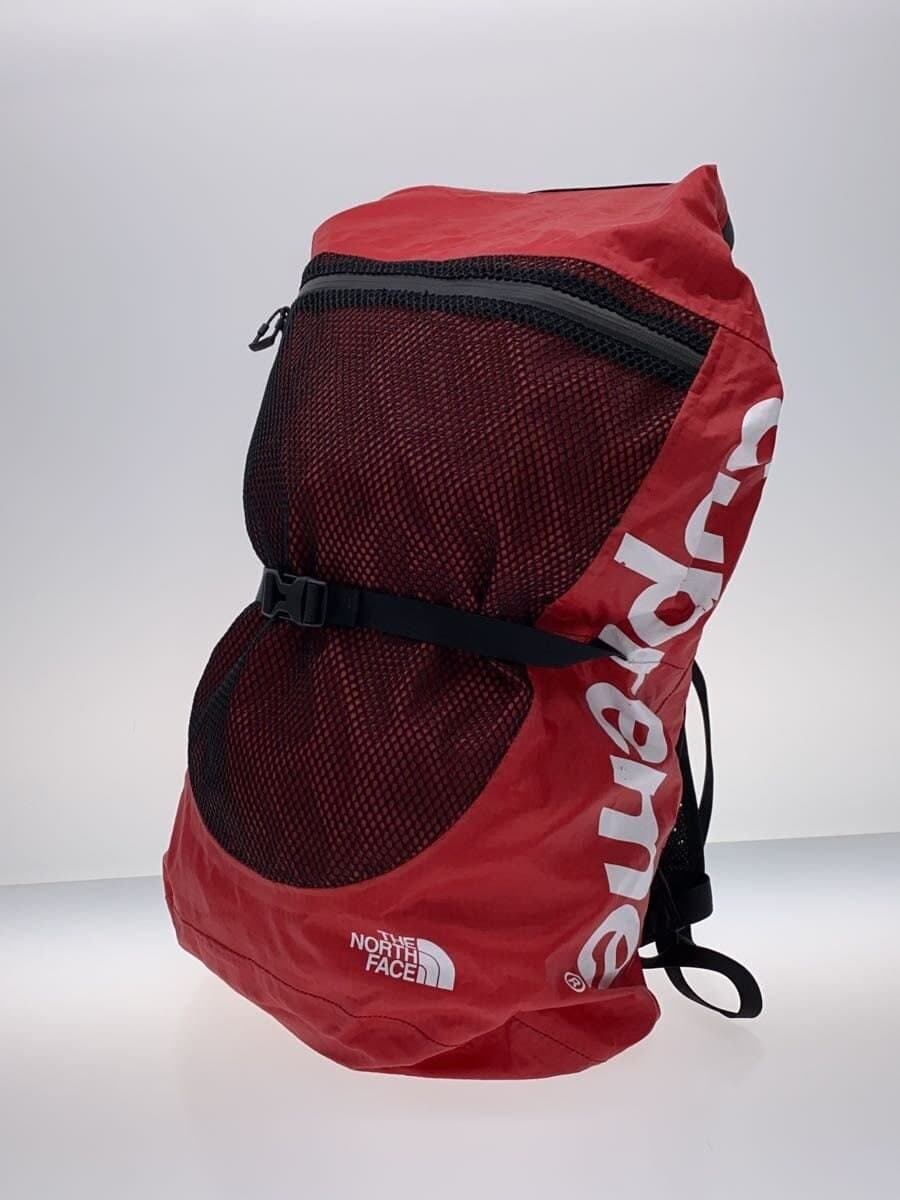 Supreme × THE NORTH FACE Backpack Nylon RED NF0A3G6Y Logo Damage WATERPROOF 2