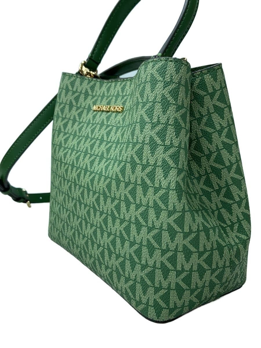 MICHAEL KORS Shoulder Bag Leather GRN All Over Pattern 35S4G3FM5V 2
